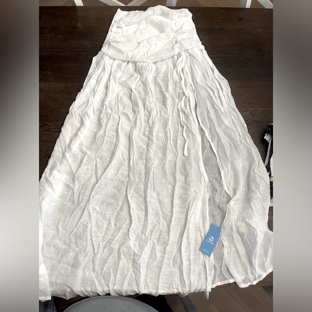 CUPSHE white beach cover up